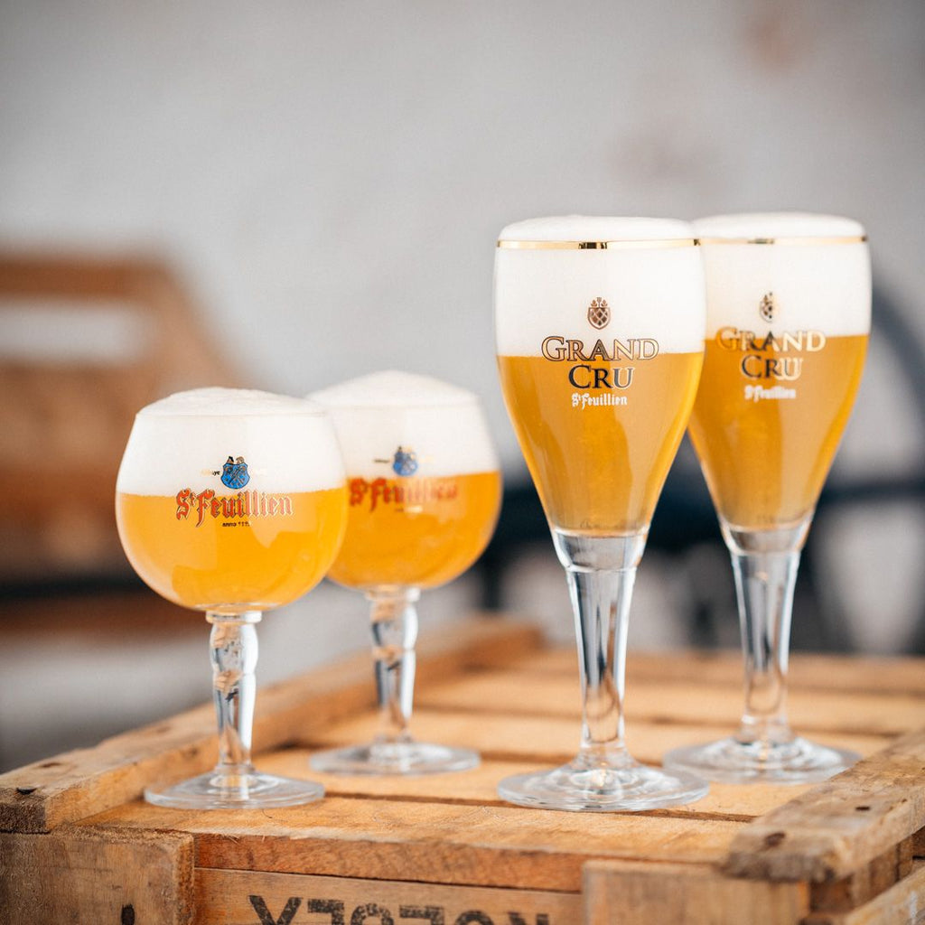 Verre de dégustation St-Feuillien 15cl x 2 + verre de dégustation St-Feuillien Grand Cru 16cl x 2