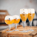 Verre de dégustation St-Feuillien 15cl x 2 + verre de dégustation St-Feuillien Grand Cru 16cl x 2