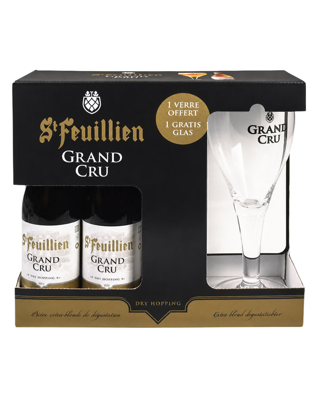 Coffret St-Feuillien Grand Cru – 6 x 33 cl + 1 Verre