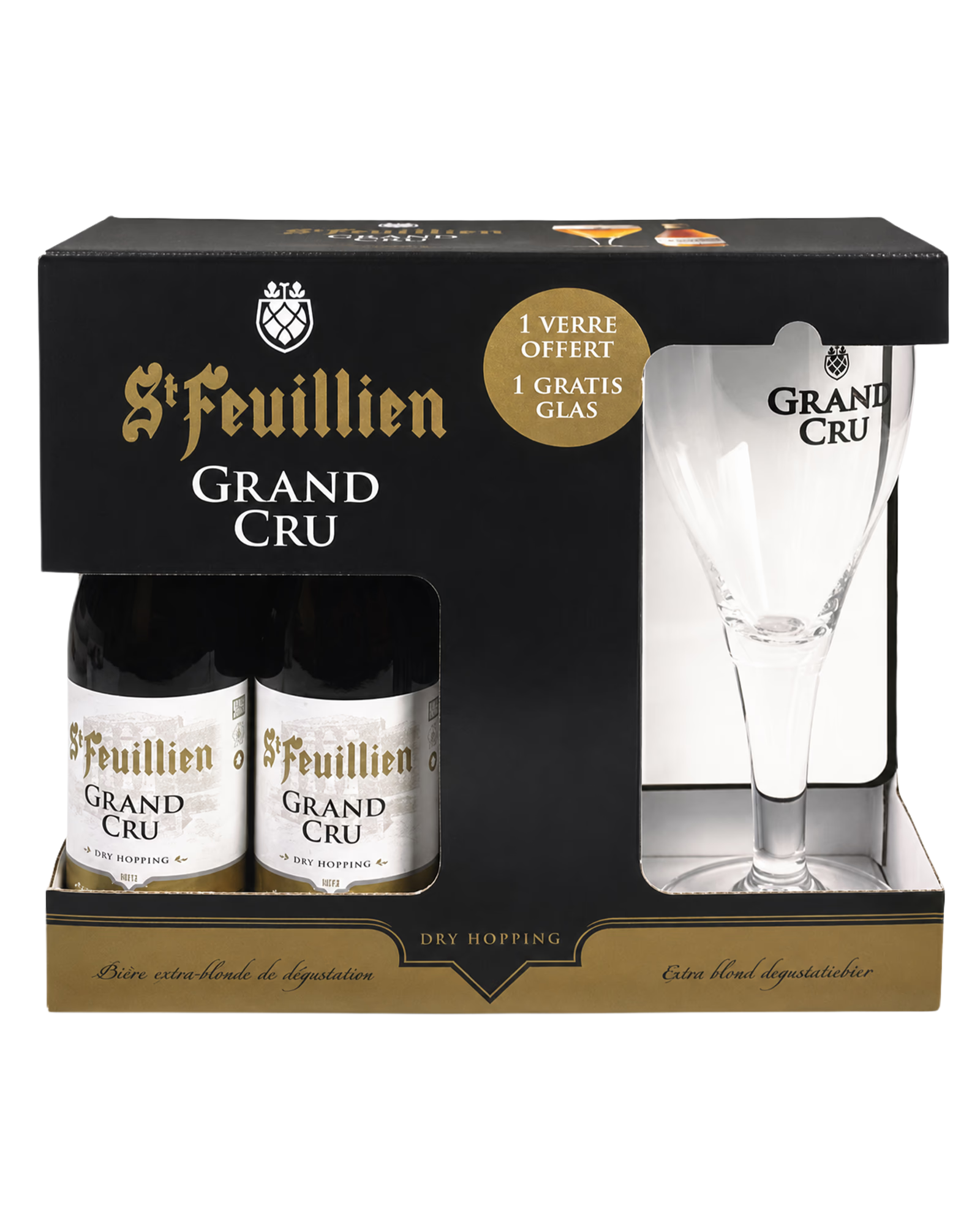 Coffret St-Feuillien Grand Cru – 6 x 33 cl + 1 Verre