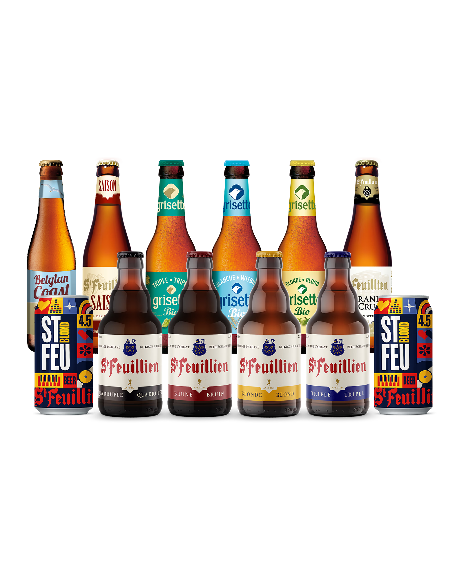 Pack découverte 12 petites bouteilles/canette (25-33 cl)