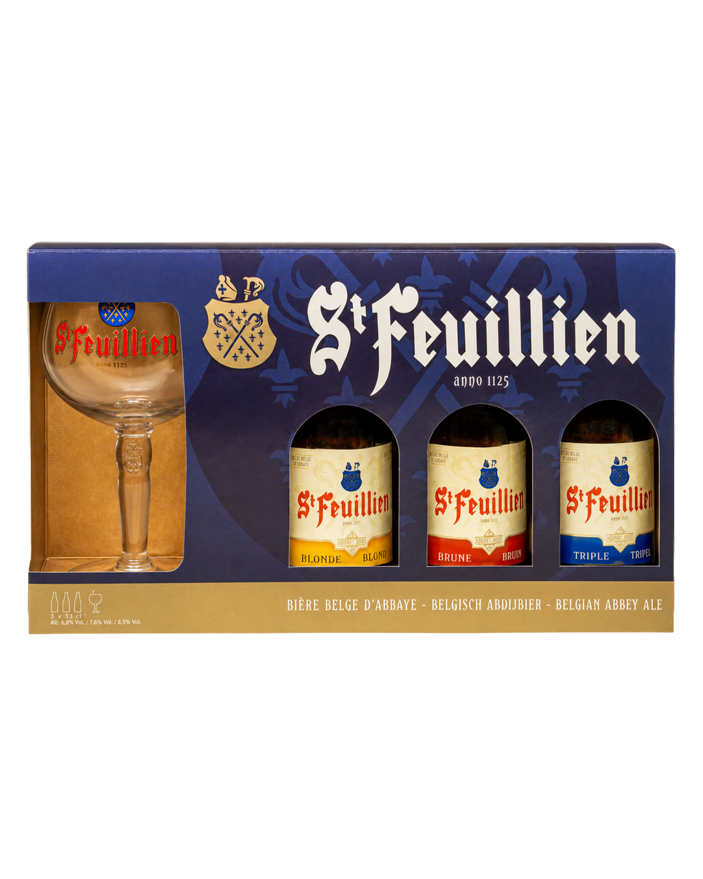 Coffret cadeau St-Feuillien bières d'Abbaye