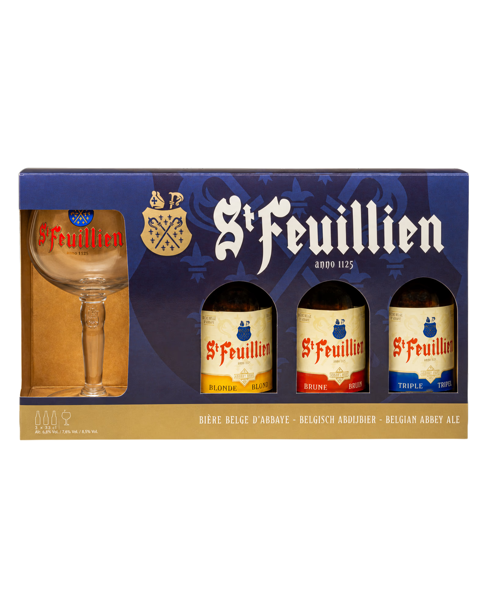 Coffret cadeau St-Feuillien bières d'Abbaye
