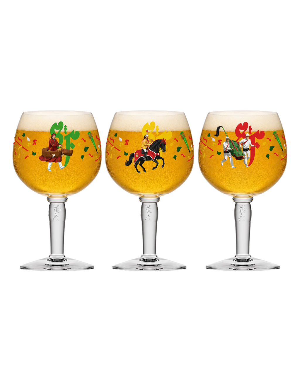Verre St-Feuillien – édition spéciale Ducasse de Mons 2026 25cl x 3