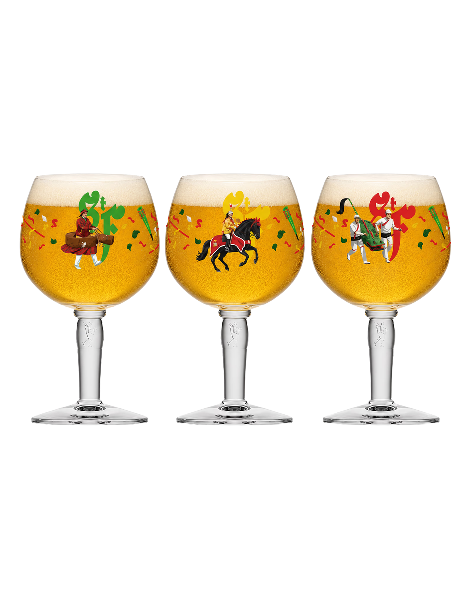 Verre St-Feuillien – édition spéciale Ducasse de Mons 2026 25cl x 3