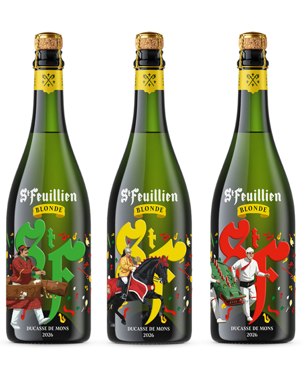 St-Feuillien Blonde 6 x 75cl - Edition spéciale Ducasse de Mons 2026