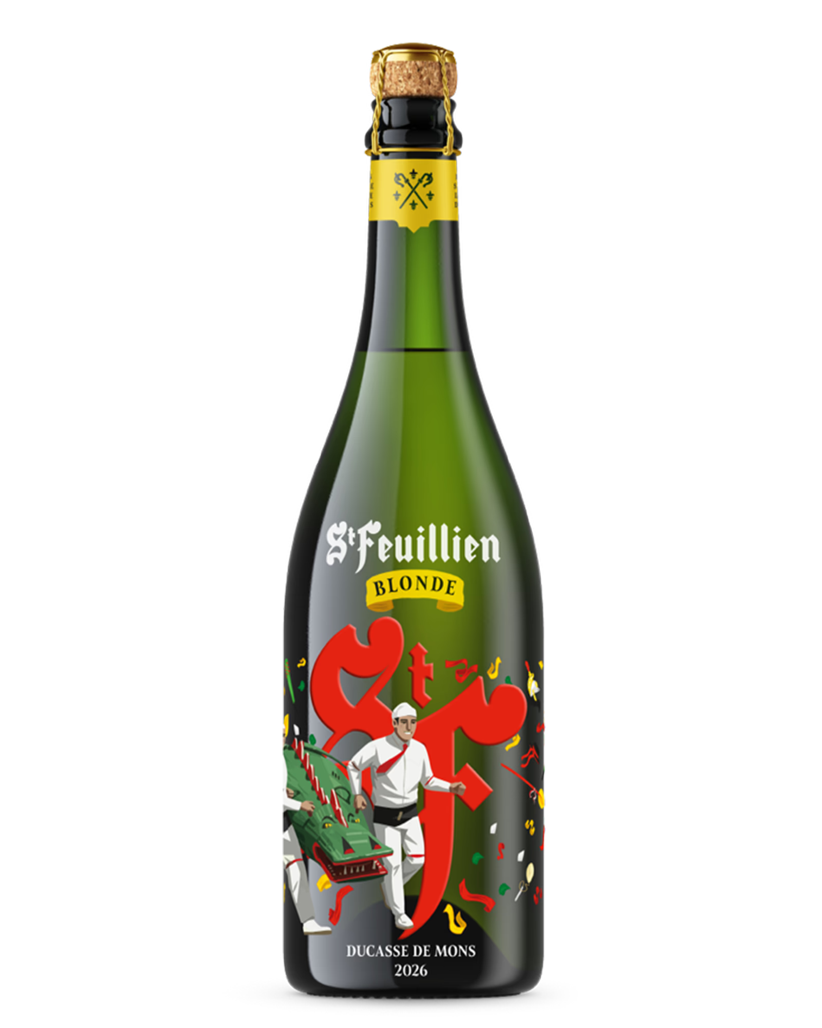 St-Feuillien Blonde 6 x 75cl - Edition spéciale Ducasse de Mons 2026