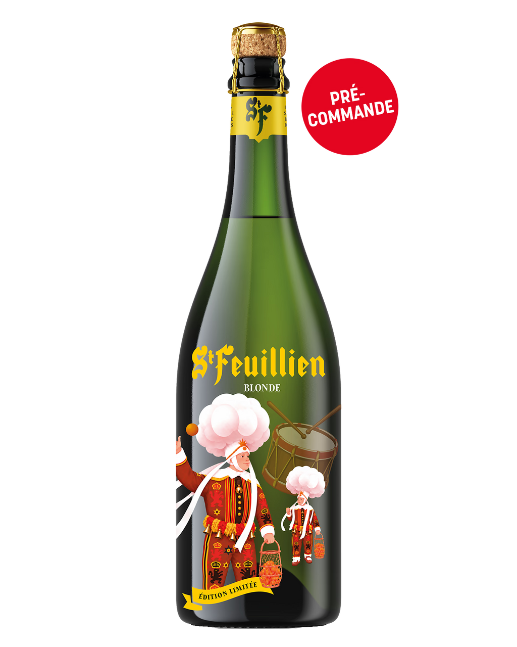 PRÉCOMMANDE - St-Feuillien Blonde 6 x 75 cl Édition spéciale Carnaval