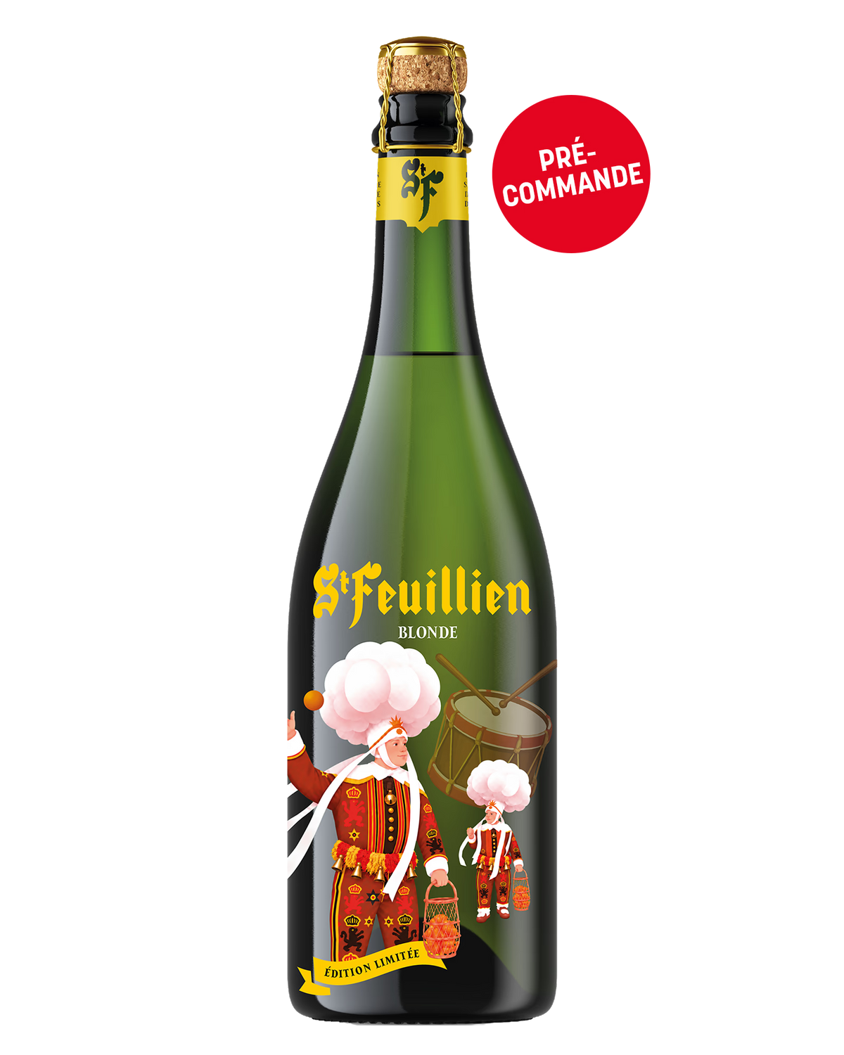 PRÉCOMMANDE - St-Feuillien Blonde 6 x 75 cl Édition spéciale Carnaval