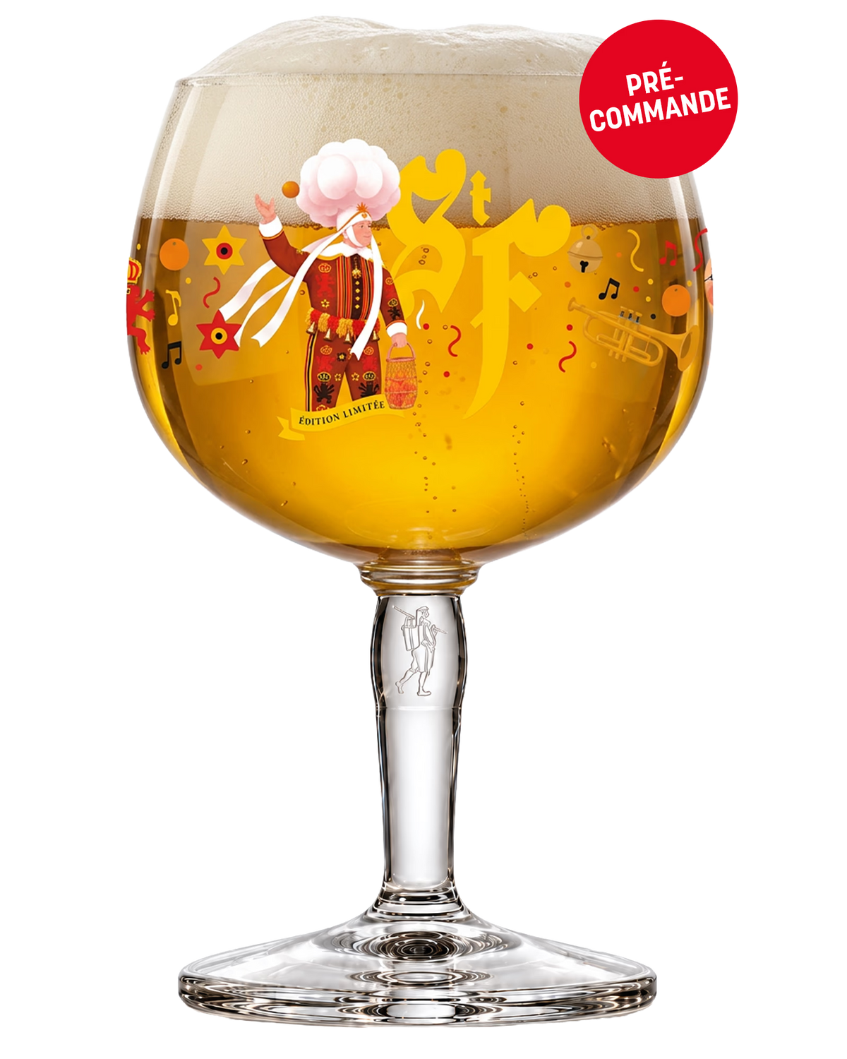 PRÉCOMMANDE  - verres St-Feuillien édition spéciale Carnaval - 6x25cl