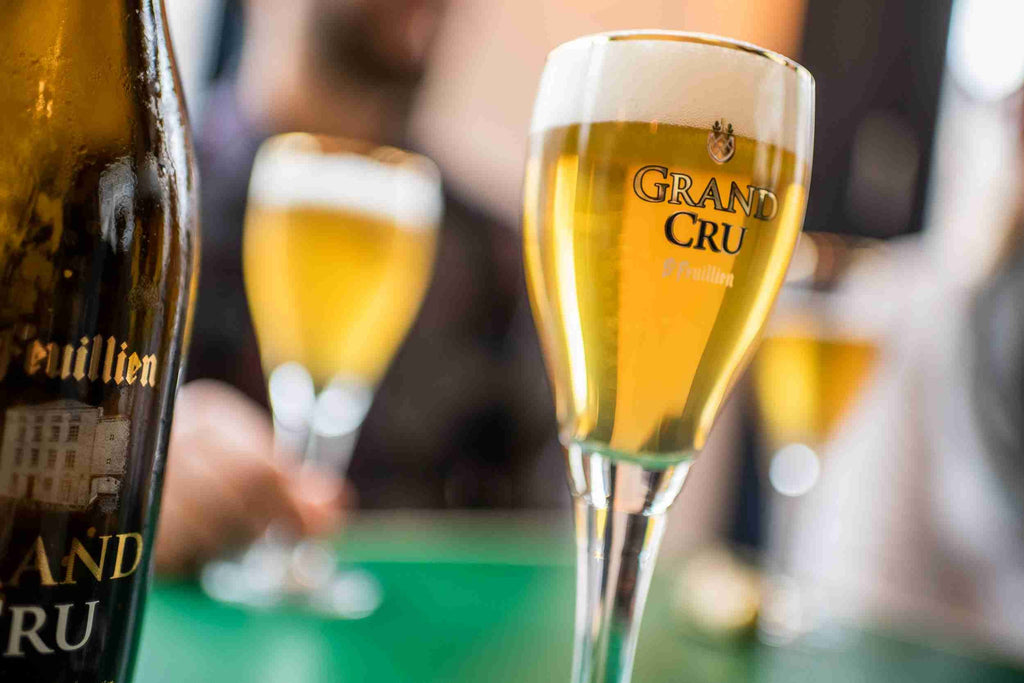 Verre de dégustation St-Feuillien 15cl x 2 + verre de dégustation St-Feuillien Grand Cru 16cl x 2