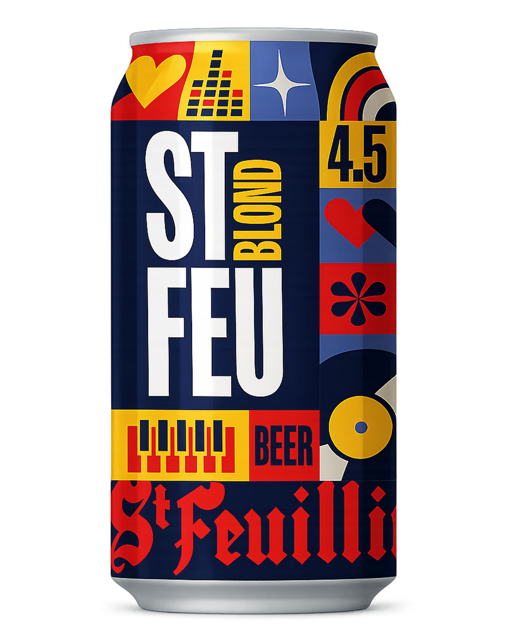 ST-FEU Blond – 16 canettes 33 cl (carton 4×4)