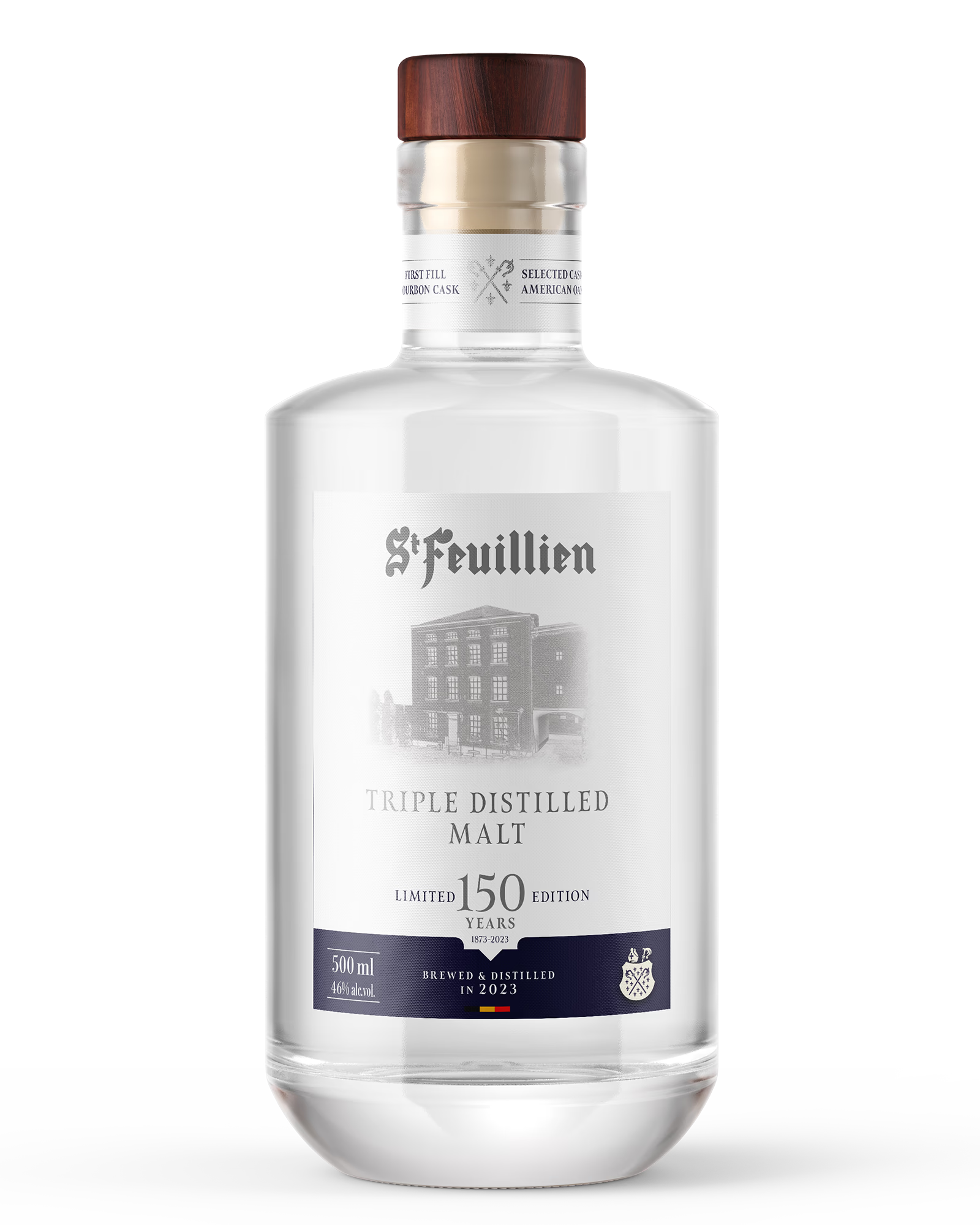 St-Feuillien Triple Distilled Malt 50 cl Eau de vie de bière